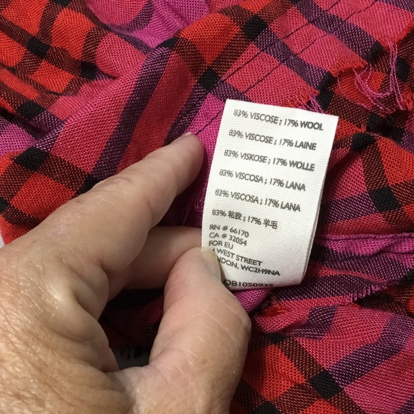 NWT We The Free “Red Combo” Plaid Top MEDIUM - Picture 12 of 14